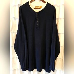 💵3/$20 C.E. Schmidt Waffle Knit Workwear Long Sleeve Shirt XXL